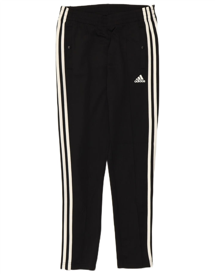 Adidas Womens Tracksuit Trousers UK 8/10 Small Black Polyester