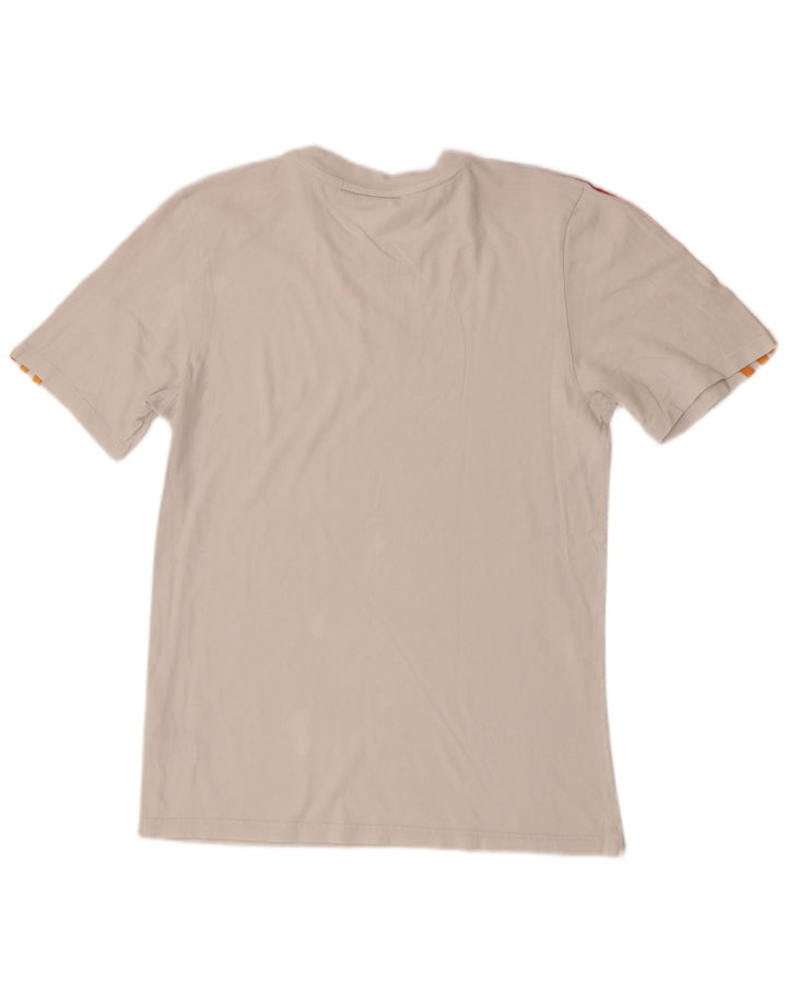 Adidas Mens T-Shirt Top Small White Cotton