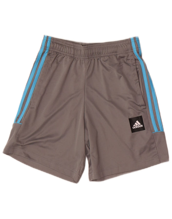 Adidas Mens Graphic Regular Sport Shorts Small Grey Sports