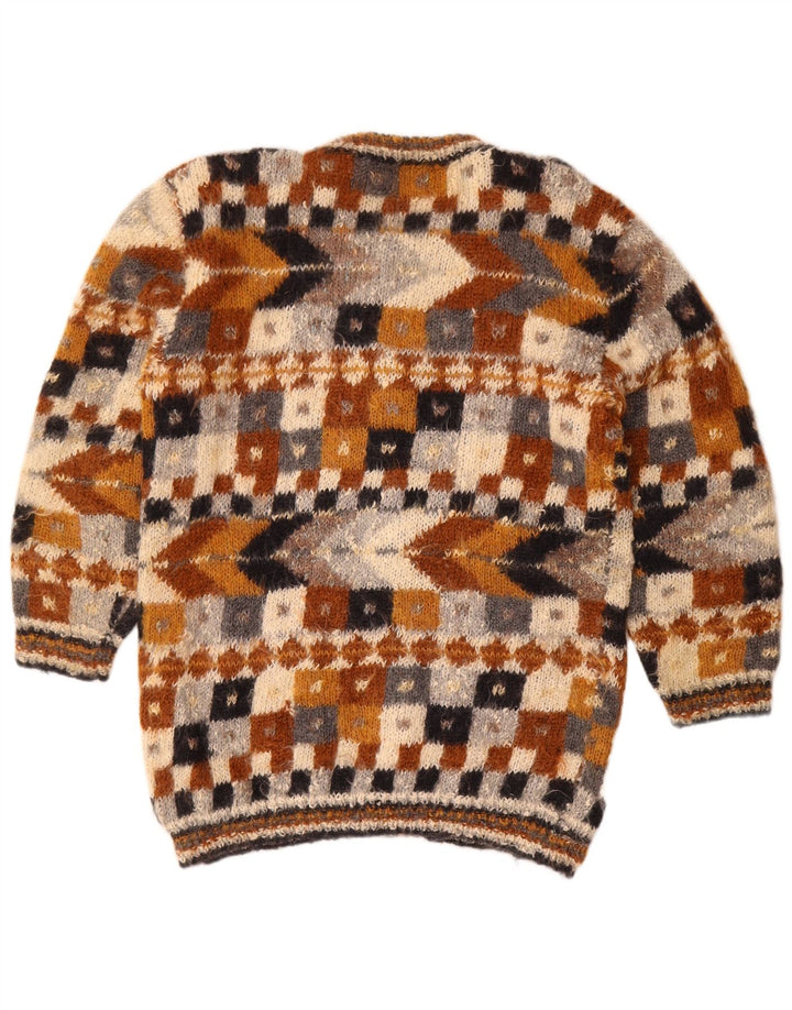 Jan Paul Barnard Womens Cardigan Sweater UK 14 Large Multicoloured