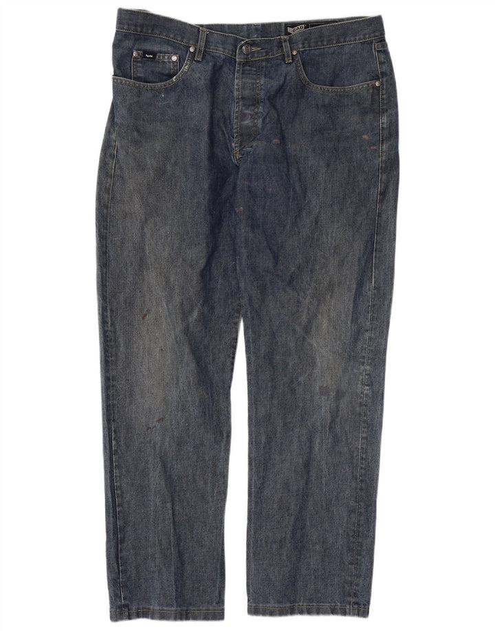 GAS Mens Memphis Straight Jeans W36 L30 Blue