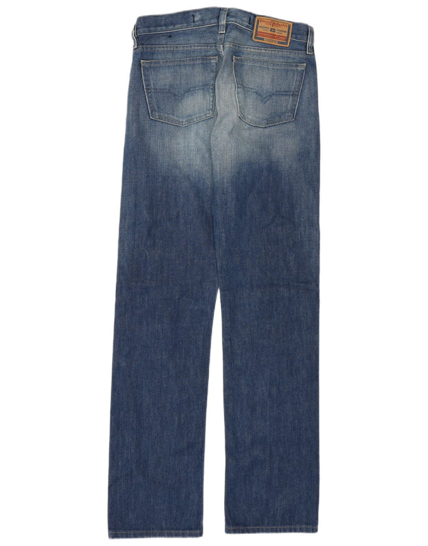 Diesel Womens Straight Jeans W28 L32 Blue Cotton