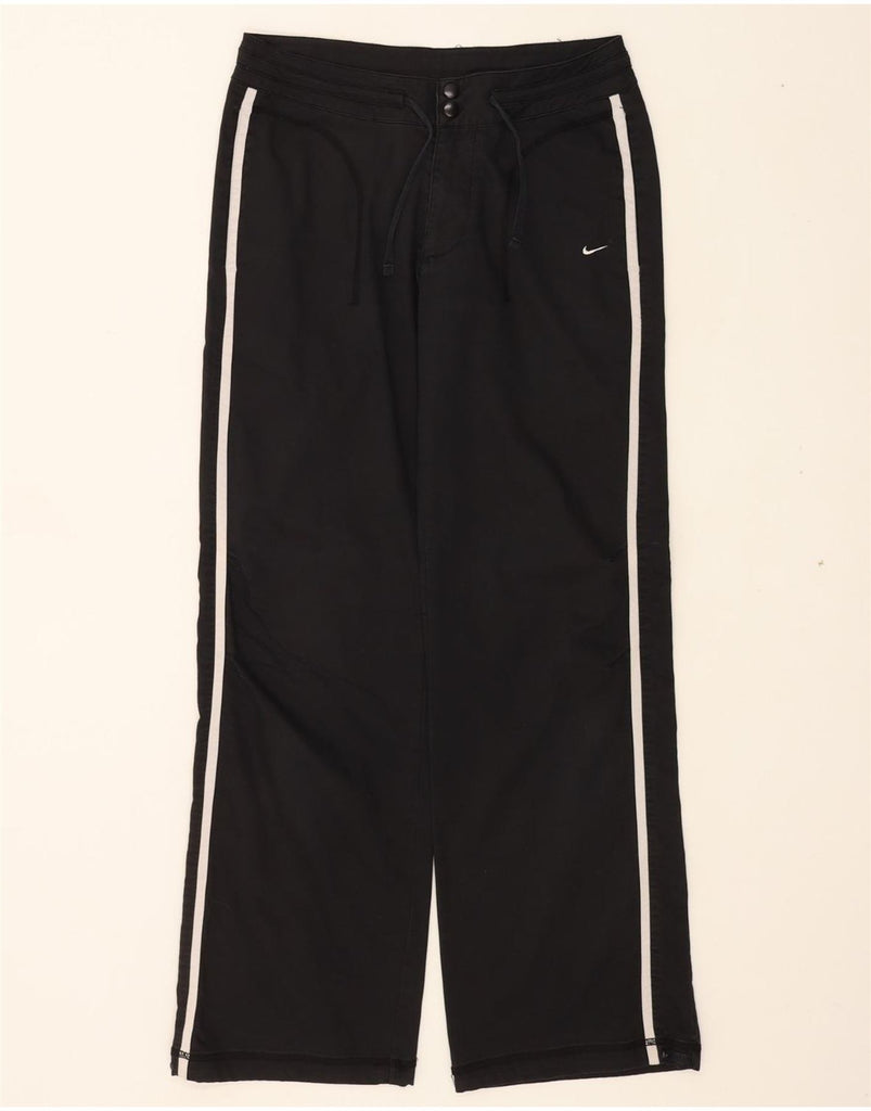 NIKE Womens Straight Casual Trousers UK 10 Small W30 L32 Black Vintage Nike and Second-Hand Nike from Messina Hembry 