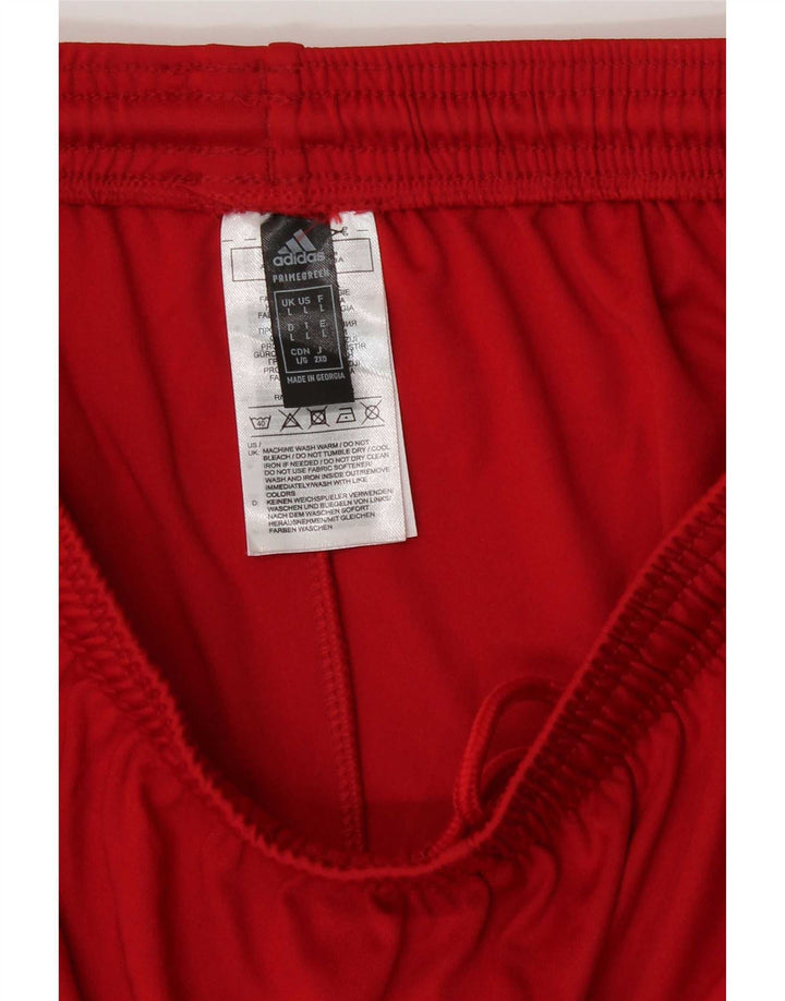 Adidas Mens Aeroready Sport Shorts Large Red Polyester