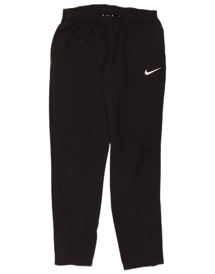 NIKE Mens Tracksuit Trousers Medium  Black Polyester