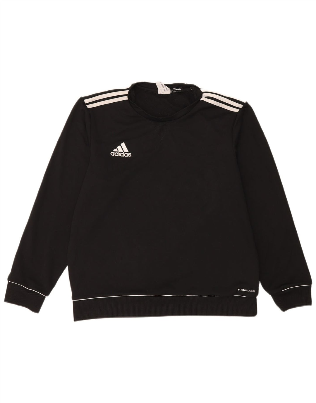 Adidas Mens Climawarm Sweatshirt Jumper UK 42/44 Large Black Polyester