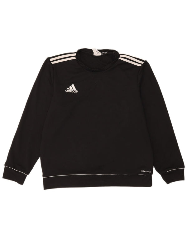 Adidas Mens Climawarm Sweatshirt Jumper UK 42/44 Large Black Polyester
