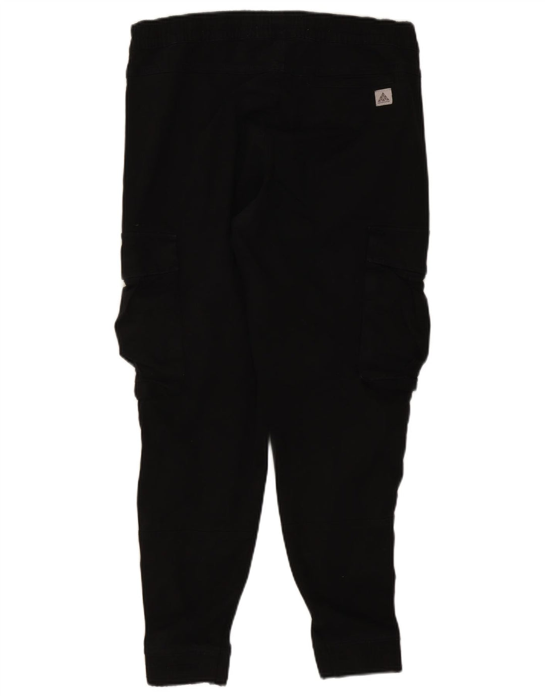 ZARA Mens Joggers Cargo Trousers EU 40 Medium W31 L27 Black Cotton