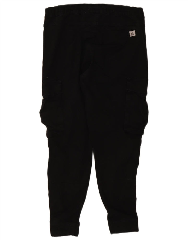 ZARA Mens Joggers Cargo Trousers EU 40 Medium W31 L27 Black Cotton