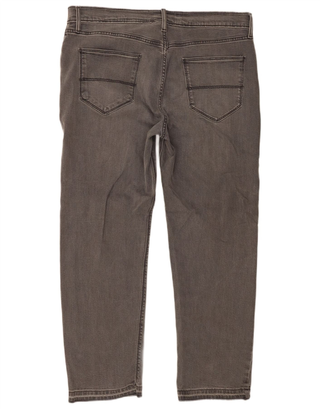 Marks & Spencer Mens Straight Jeans W36 L29 Grey Cotton