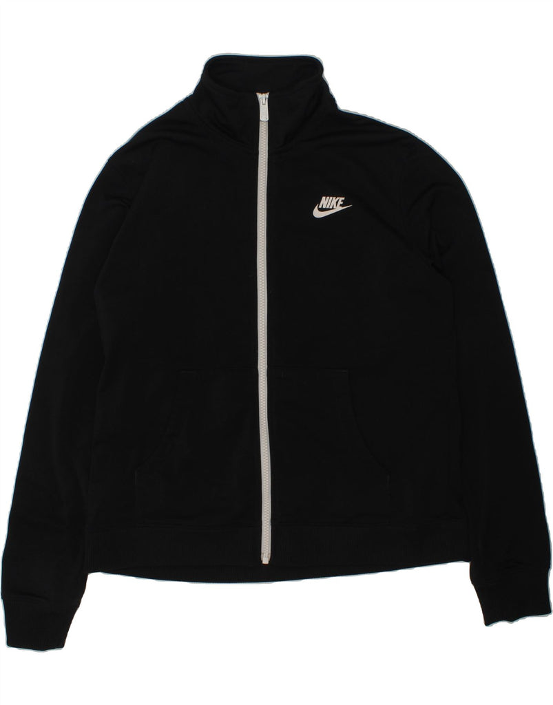 NIKE Boys Tracksuit Top Jacket 11-12 Years Medium  Black Polyester | Vintage Nike | Thrift | Second-Hand Nike | Used Clothing | Messina Hembry 