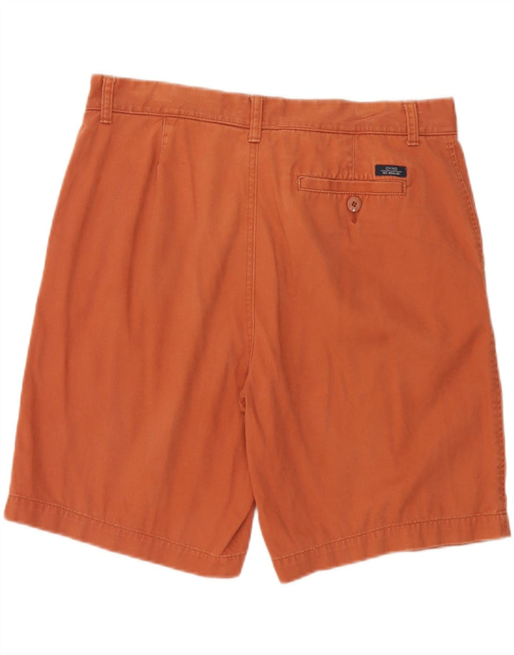 Marks & Spencer Mens Chino Shorts W36 Large  Orange Cotton