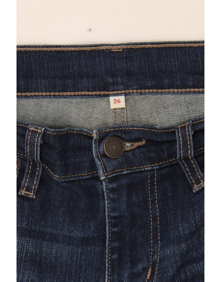 LEVI'S Womens Denim Shorts W26 Small Navy Blue Cotton Vintage Levi's and Second-Hand Levi's from Messina Hembry 