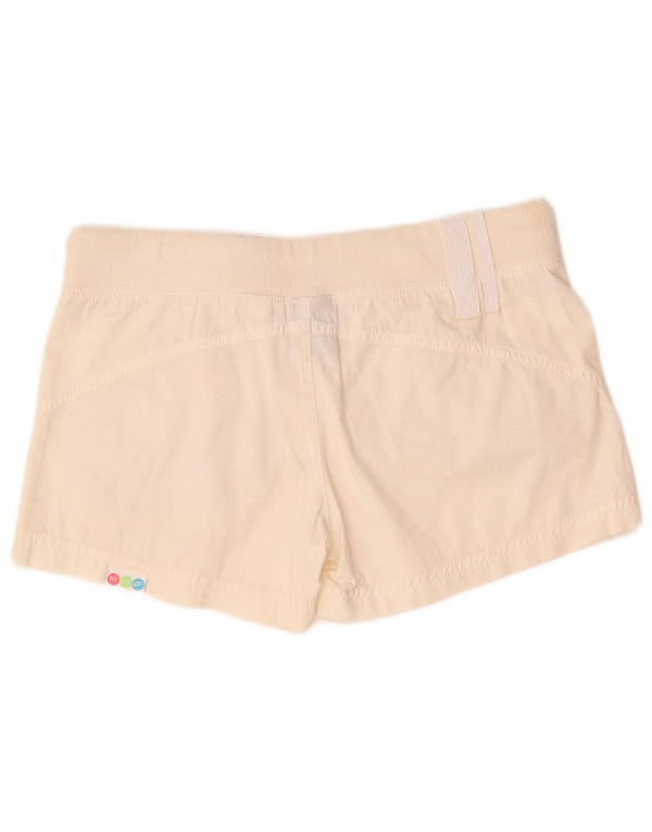 Nike Womens Casual Shorts UK 6/8 XS W25  Off White