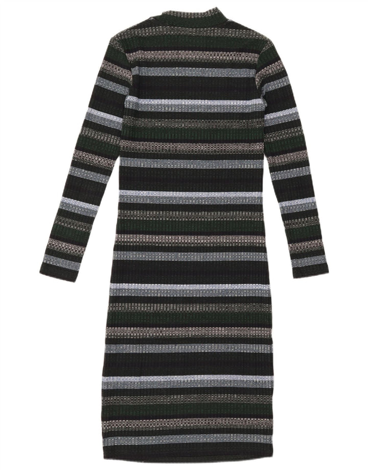 Superdry Womens Jumper Dress UK 8 Small Multicoloured Striped