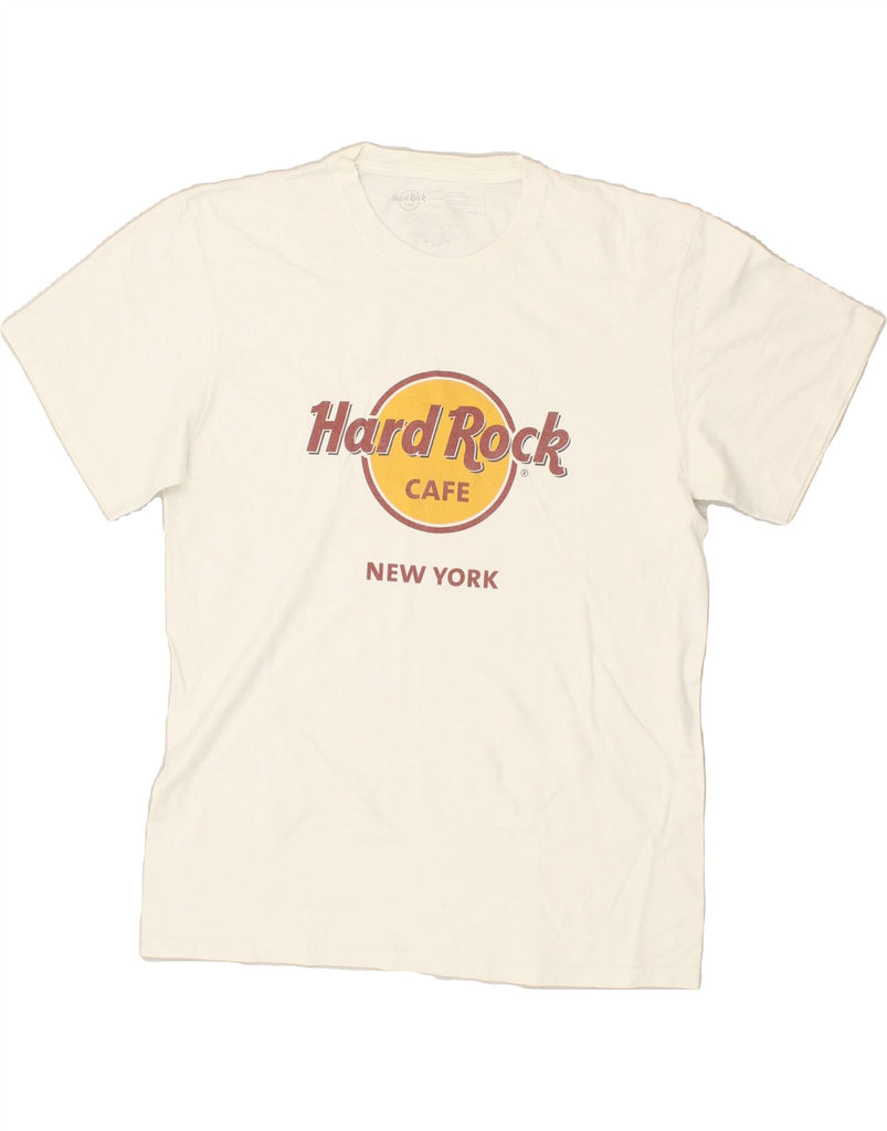 HARD ROCK CAFE Womens New York Graphic T-Shirt Top UK 16 Large White | Vintage Hard Rock Cafe | Thrift | Second-Hand Hard Rock Cafe | Used Clothing | Messina Hembry 