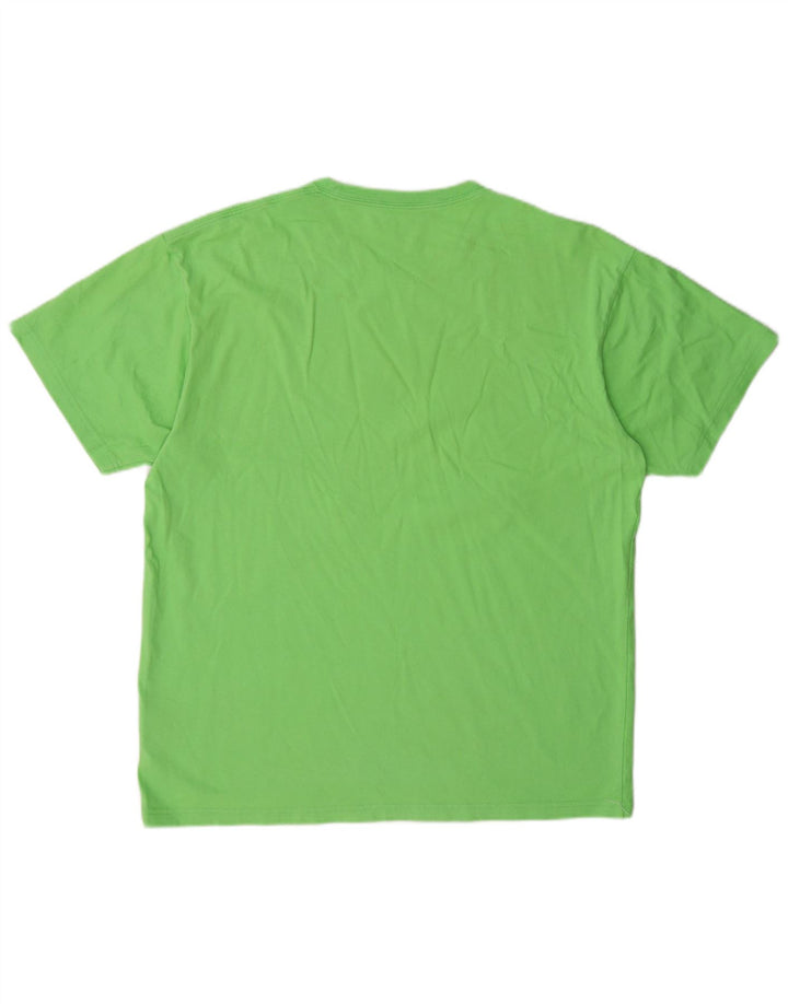 Carhartt Mens T-Shirt Top Large Green Cotton