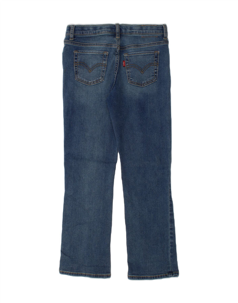 LEVI'S Girls Bootcut Jeans 9-10 Years W26 L24 Blue Cotton Vintage Levi's and Second-Hand Levi's from Messina Hembry 
