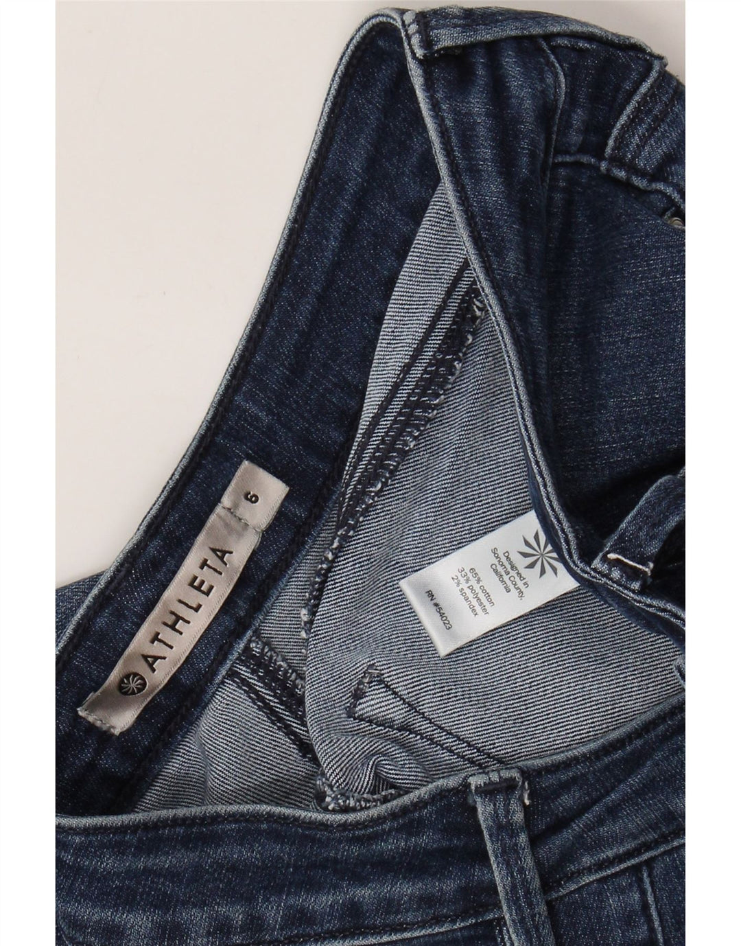 ATHLETA Womens Skinny Jeans US 6 Medium W30 L29 Blue Cotton