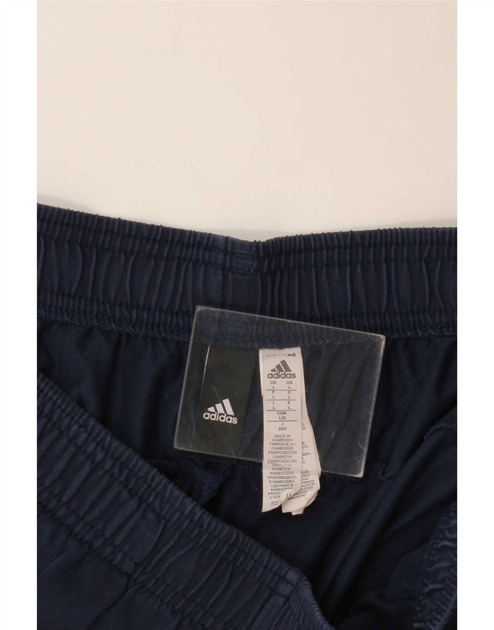 Adidas Mens Sport Shorts Large  Navy Blue Cotton