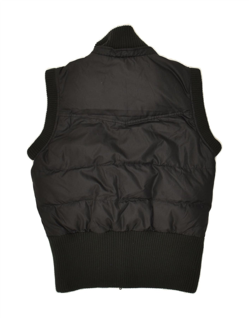 ADIDAS Womens Padded Gilet UK 12 Medium  Black Polyester | Vintage Adidas | Thrift | Second-Hand Adidas | Used Clothing | Messina Hembry 