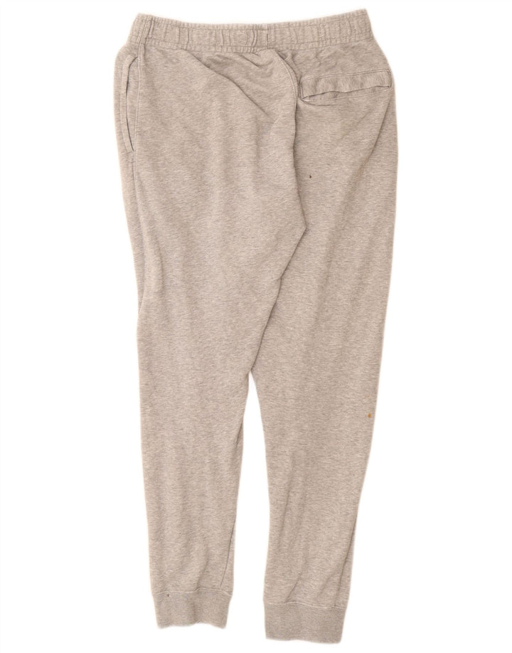 Nike Mens Tracksuit Trousers Joggers Medium Grey Flecked Cotton