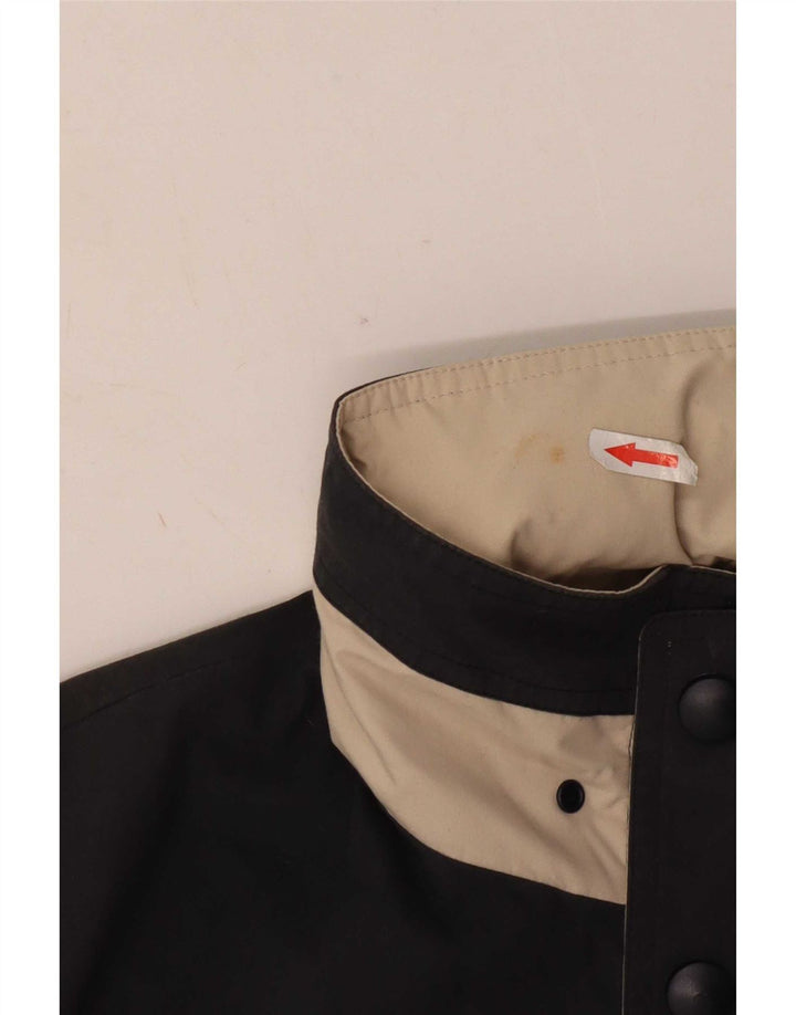 Le Frog Mens Hooded Windbreaker Jacket UK 38 Medium Grey Polyester
