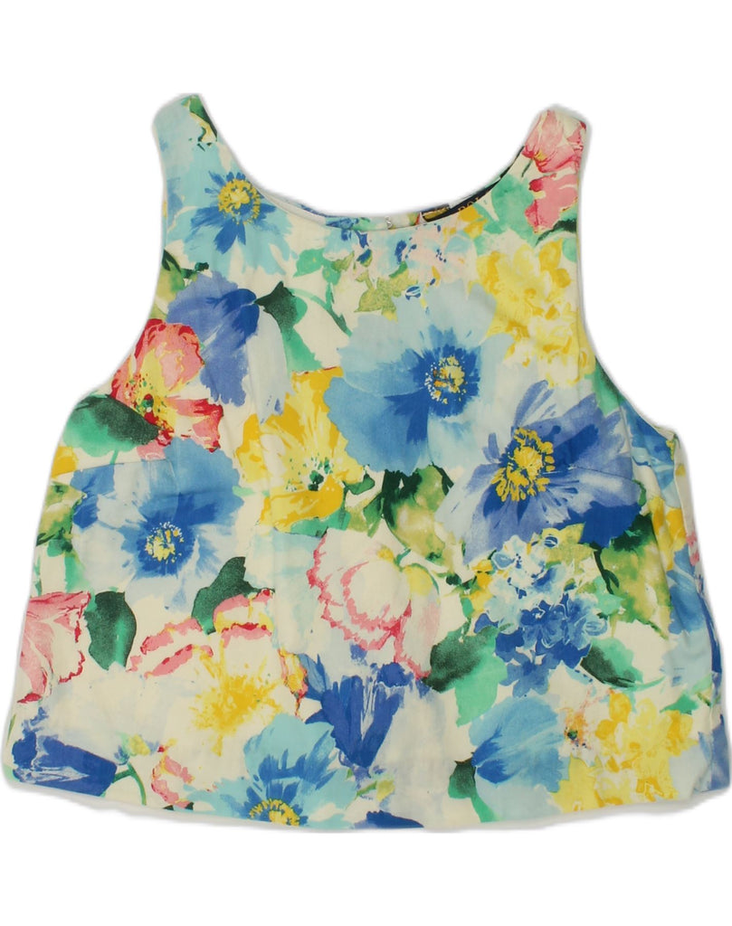 POLO RALPH LAUREN Girls Sleeveless Crop Top 9-10 Years Multicoloured | Vintage Polo Ralph Lauren | Thrift | Second-Hand Polo Ralph Lauren | Used Clothing | Messina Hembry 