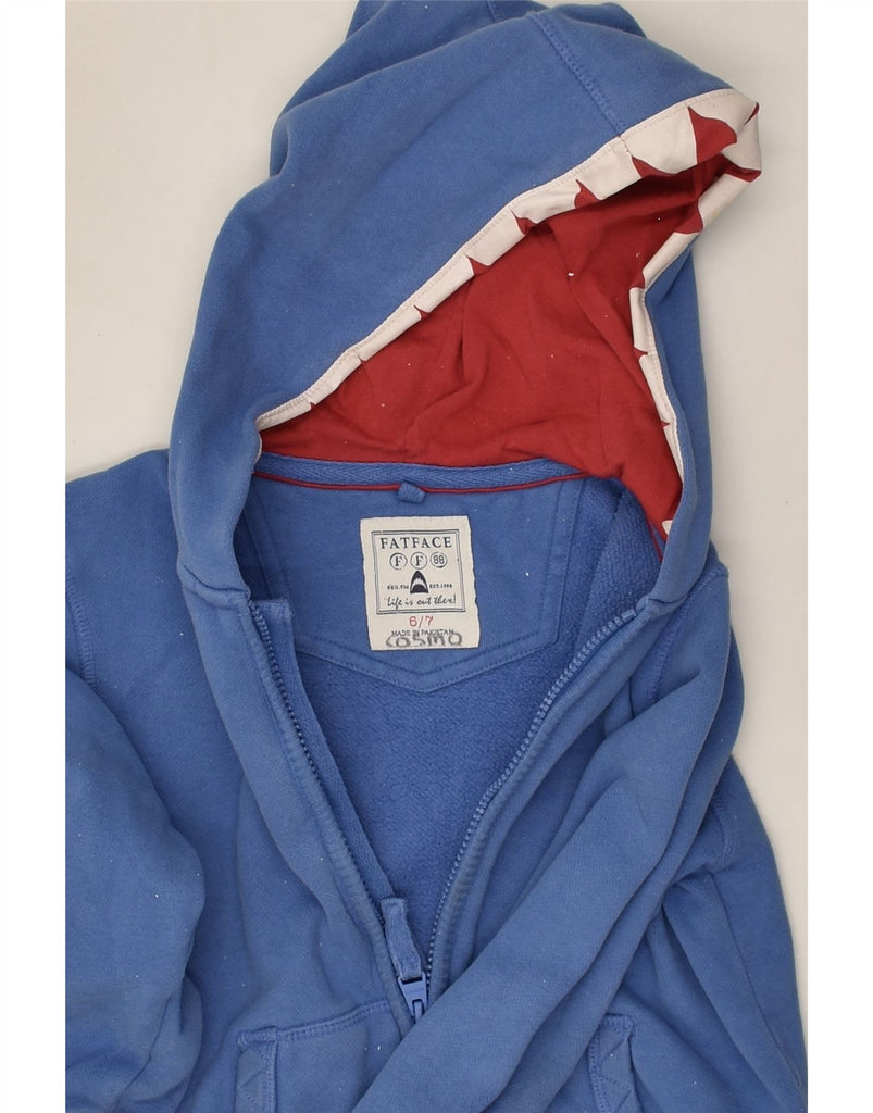 FAT FACE Boys Zip Hoodie Sweater 6-7 Years Blue Cotton | Vintage Fat Face | Thrift | Second-Hand Fat Face | Used Clothing | Messina Hembry 