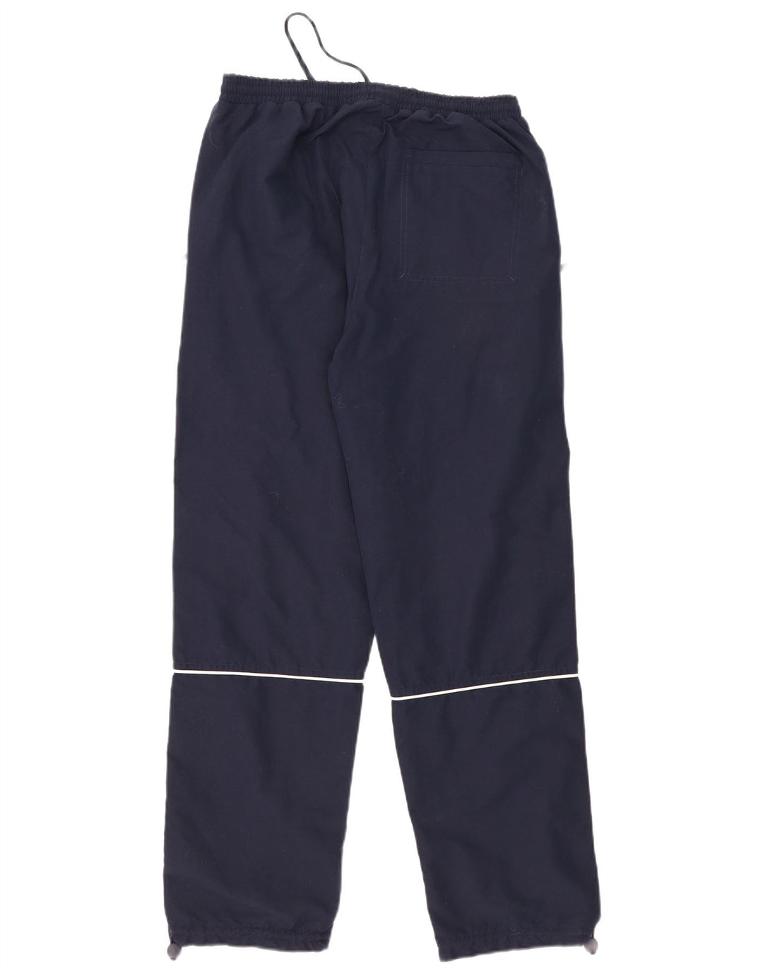 Reebok Mens Tracksuit Trousers Small Navy Blue Polyester