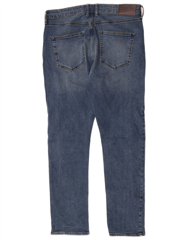 French Connection Mens Slim Jeans W34 L30 Blue Cotton