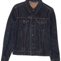 LEVI'S Girls Denim Jacket 9-10 Years Small  Navy Blue Cotton