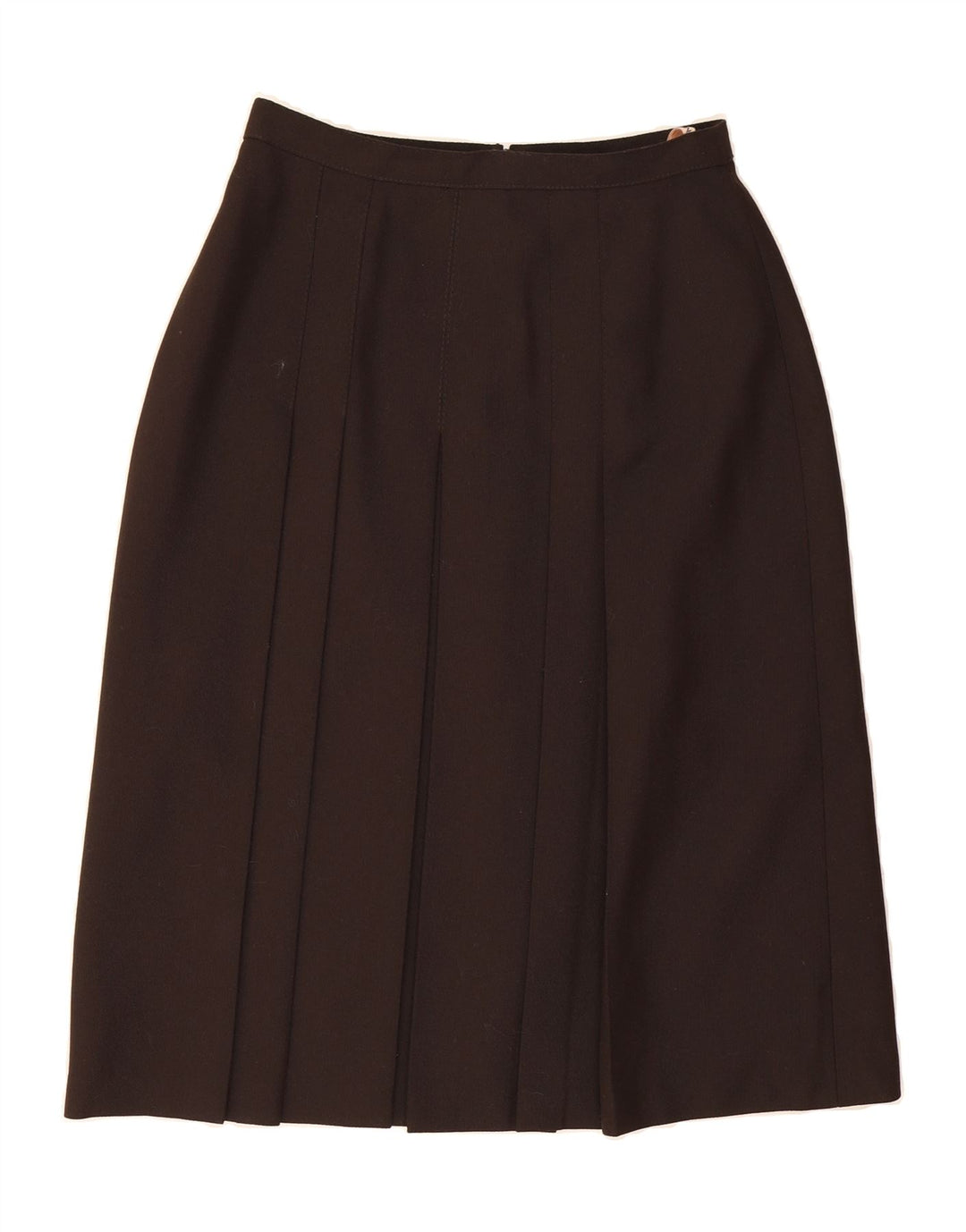 DORENE Womens A-Line Skirt UK 14 Medium W28  Brown Viscose Vintage Dorene and Second-Hand Dorene from Messina Hembry 