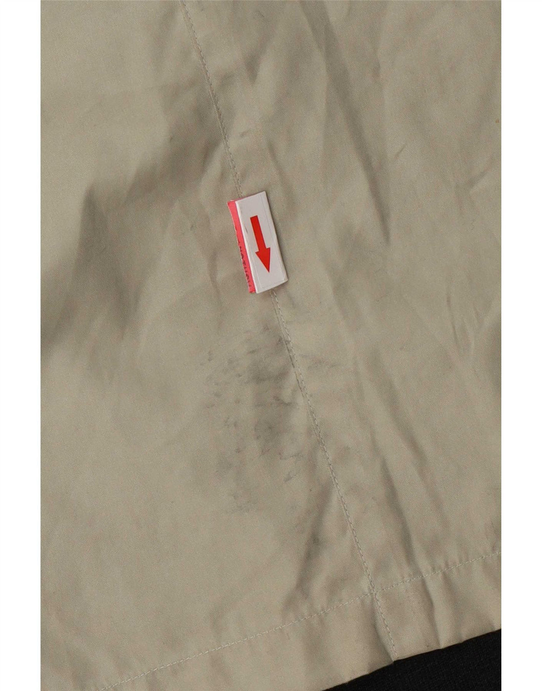 Allegri Womens Overcoat UK 14 Large Khaki Colourblock