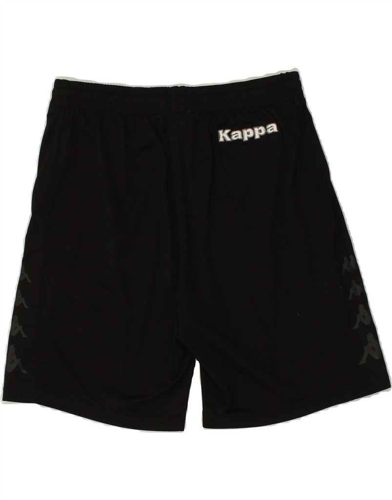 KAPPA Mens Graphic Sport Shorts Medium Black Polyester | Vintage Kappa | Thrift | Second-Hand Kappa | Used Clothing | Messina Hembry 