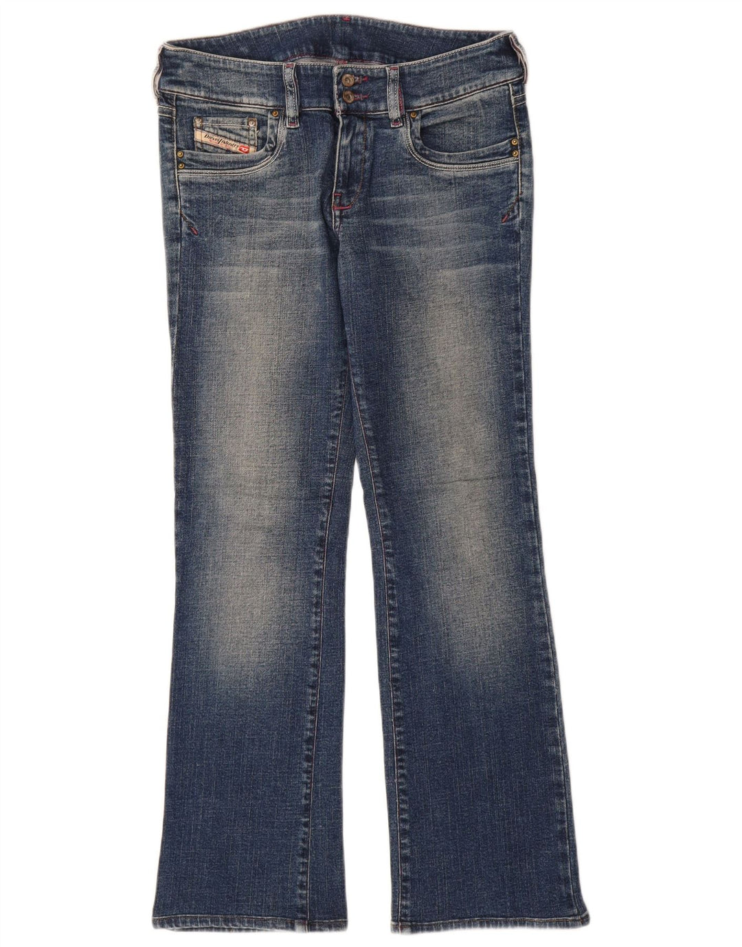 Diesel Womens Bootcut Jeans W30 L29 Blue Cotton