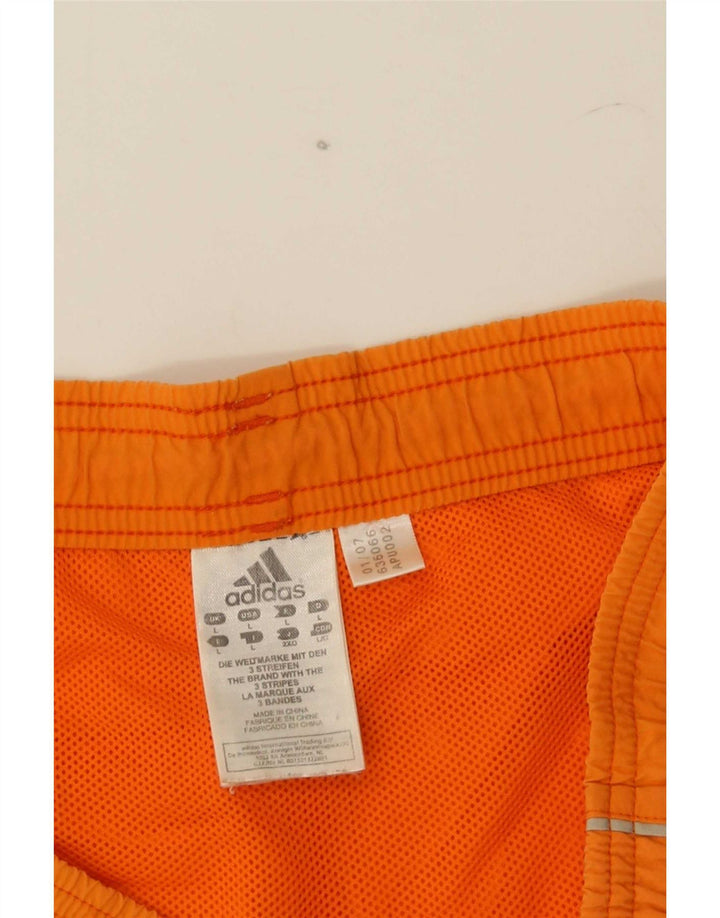 Adidas Mens Swimming Shorts Large  Orange Nylon