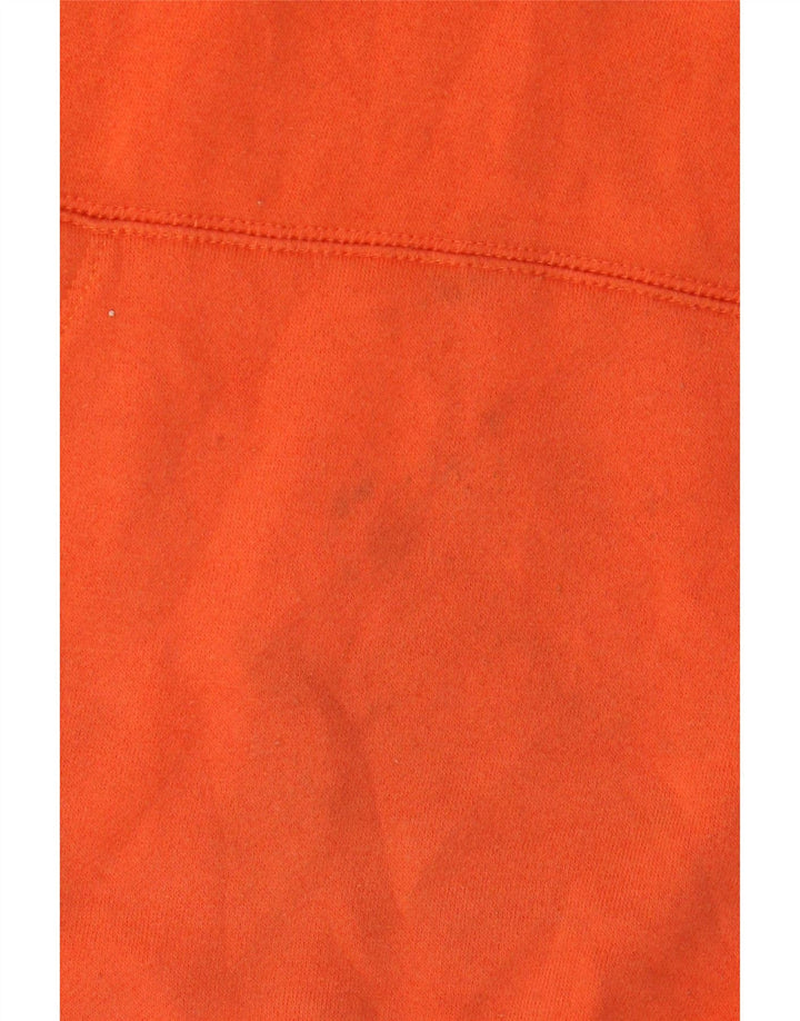 Volcom Boys Graphic Hoodie Jumper 9-10 Years Medium Orange Cotton