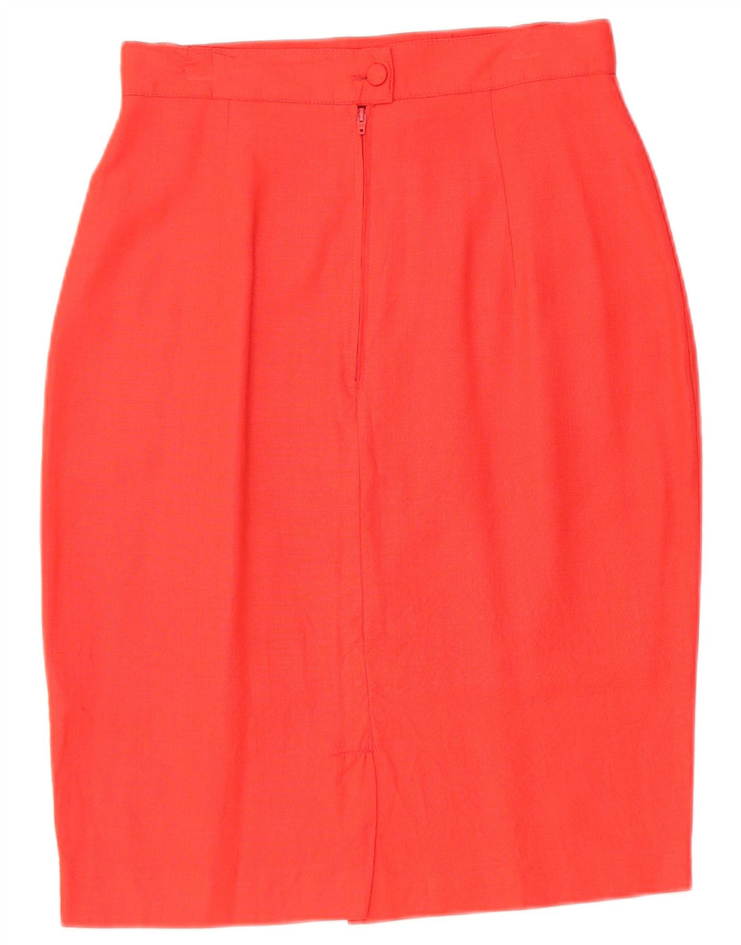 VINTAGE Womens Pencil Skirt W26 Small Red