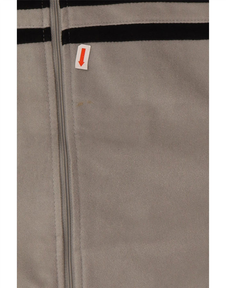 Kappa Mens Tracksuit Top Jacket Medium Grey Colourblock Polyester