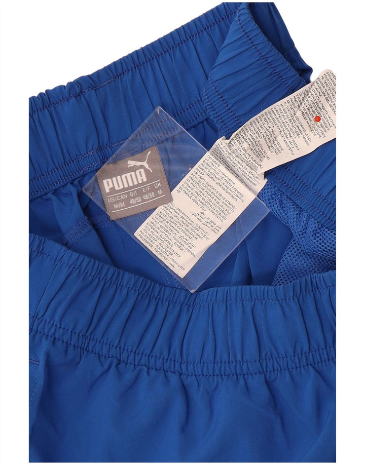 Puma Mens Sport Shorts Medium Blue Polyester