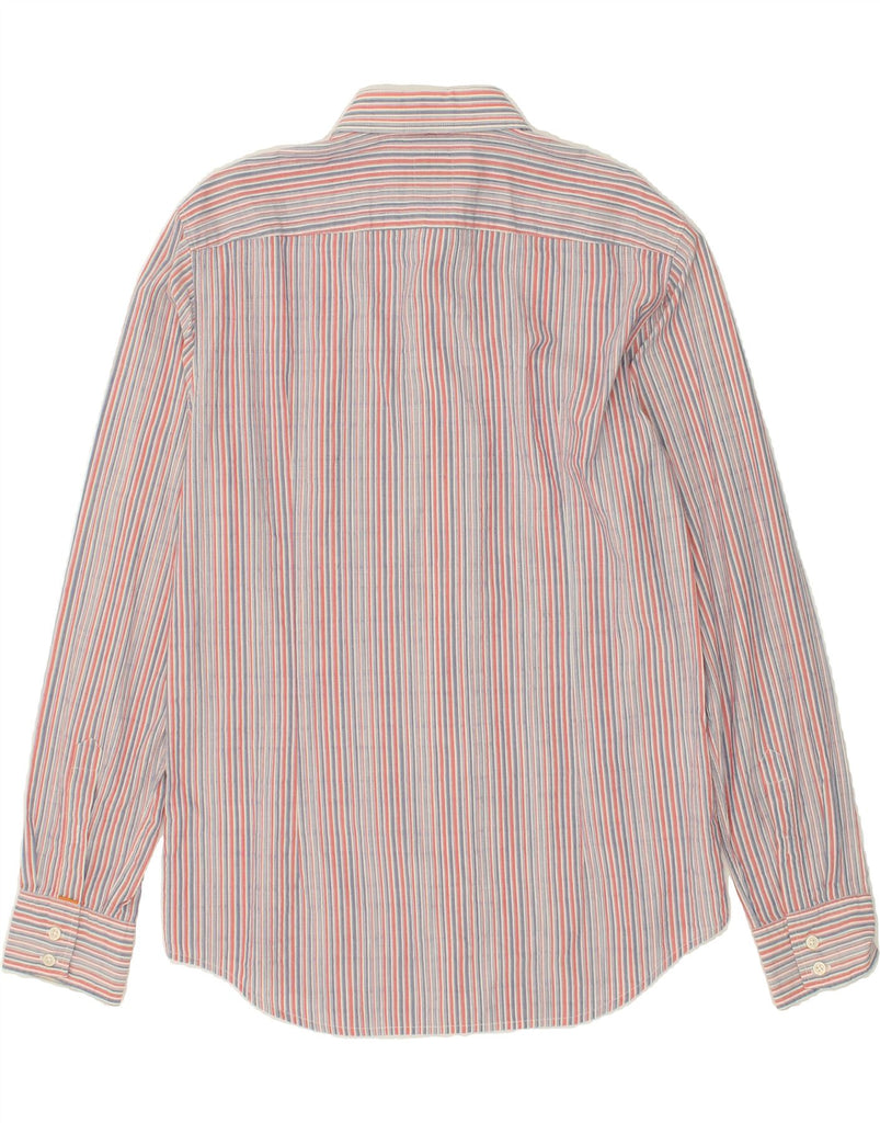 BOSS ORANGE Mens Shirt Large Multicoloured Striped Cotton Vintage Boss Orange and Second-Hand Boss Orange from Messina Hembry 