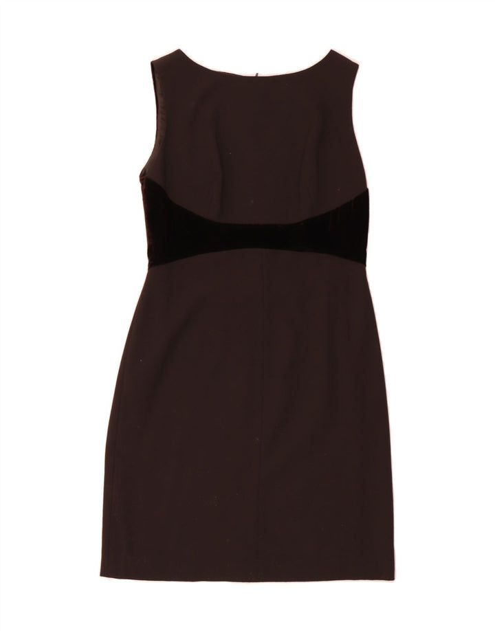 MAX MARA Womens Sleeveless Sheath Dress IT 44 Medium Brown Colourblock Vintage Max Mara and Second-Hand Max Mara from Messina Hembry 