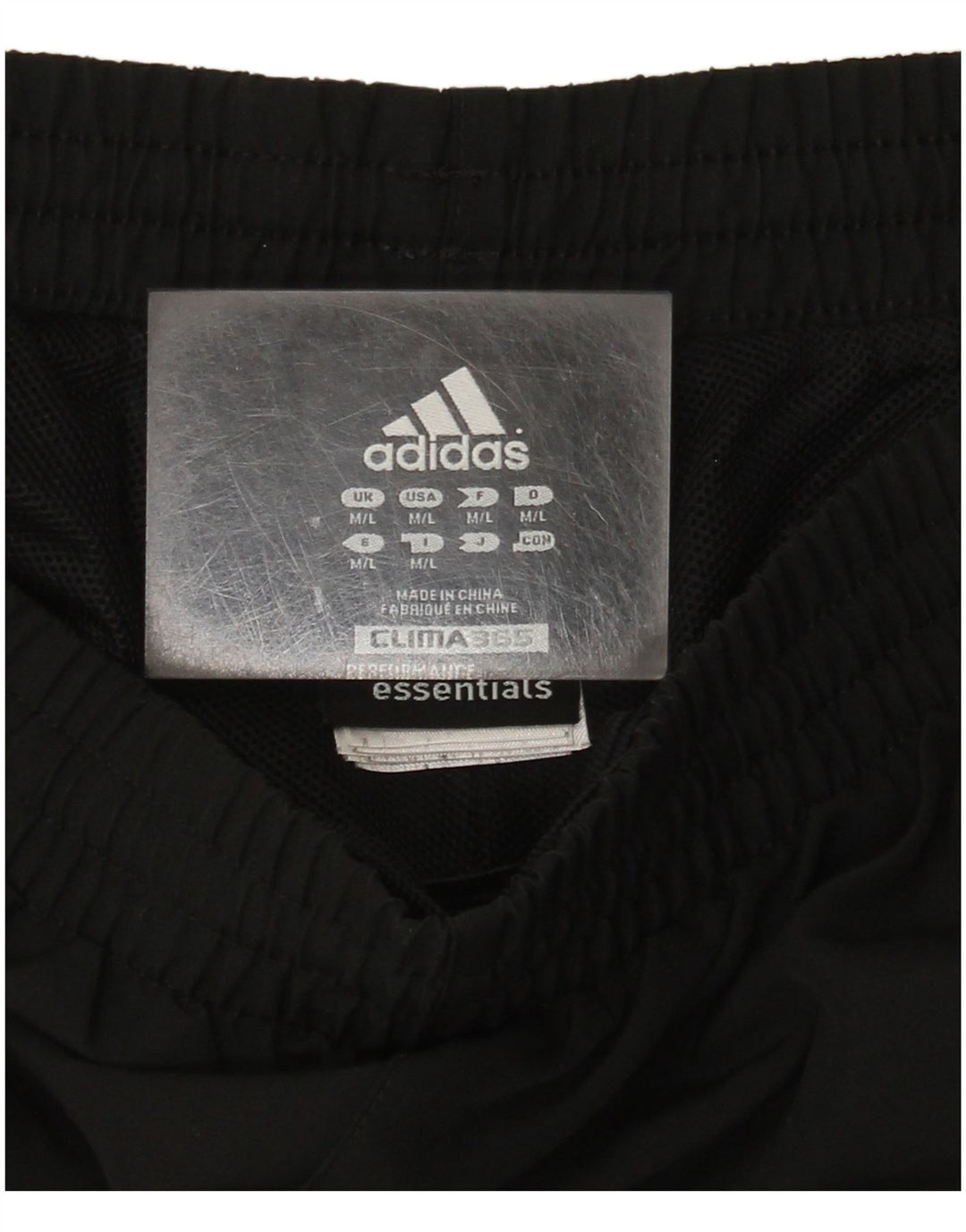 Adidas Mens Clima 365 Tracksuit Trousers Medium  Black Polyester