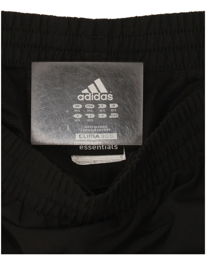 Adidas Mens Clima 365 Tracksuit Trousers Medium  Black Polyester