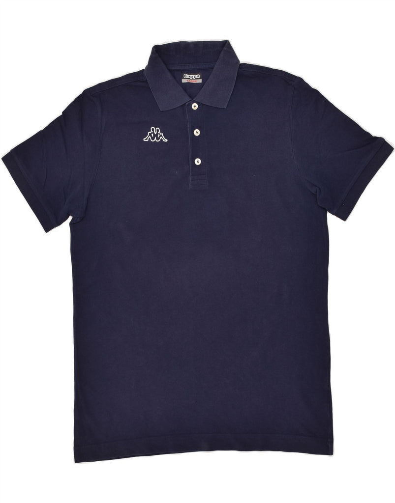 KAPPA Mens Polo Shirt Large Navy Blue | Vintage Kappa | Thrift | Second-Hand Kappa | Used Clothing | Messina Hembry 