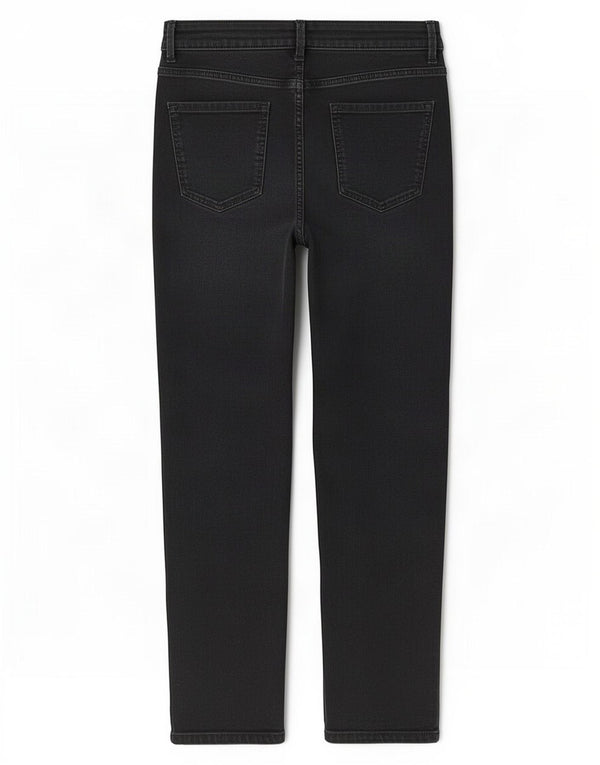 Marks & Spencer Womens The Sienna Straight Jeans UK 14 Large W30 L30 Black