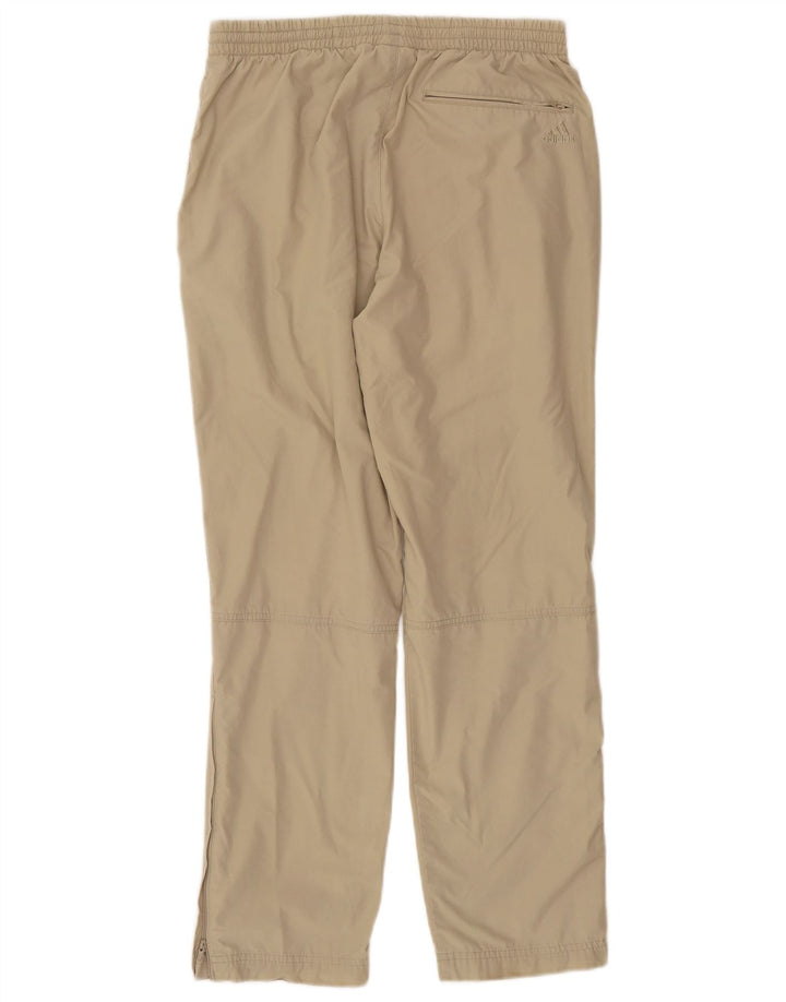 Adidas Mens Tracksuit Trousers Small  Khaki Polyester