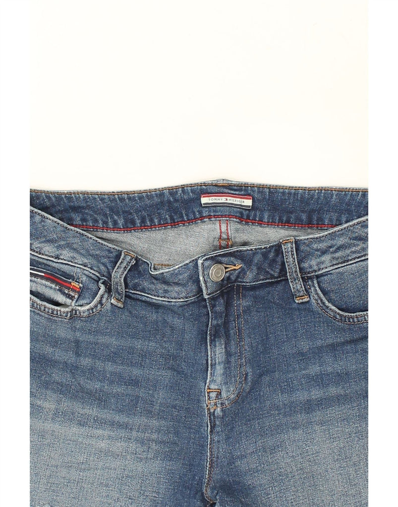 TOMMY HILFIGER Womens Denim Shorts W32 Large Blue Cotton | Vintage Tommy Hilfiger | Thrift | Second-Hand Tommy Hilfiger | Used Clothing | Messina Hembry 