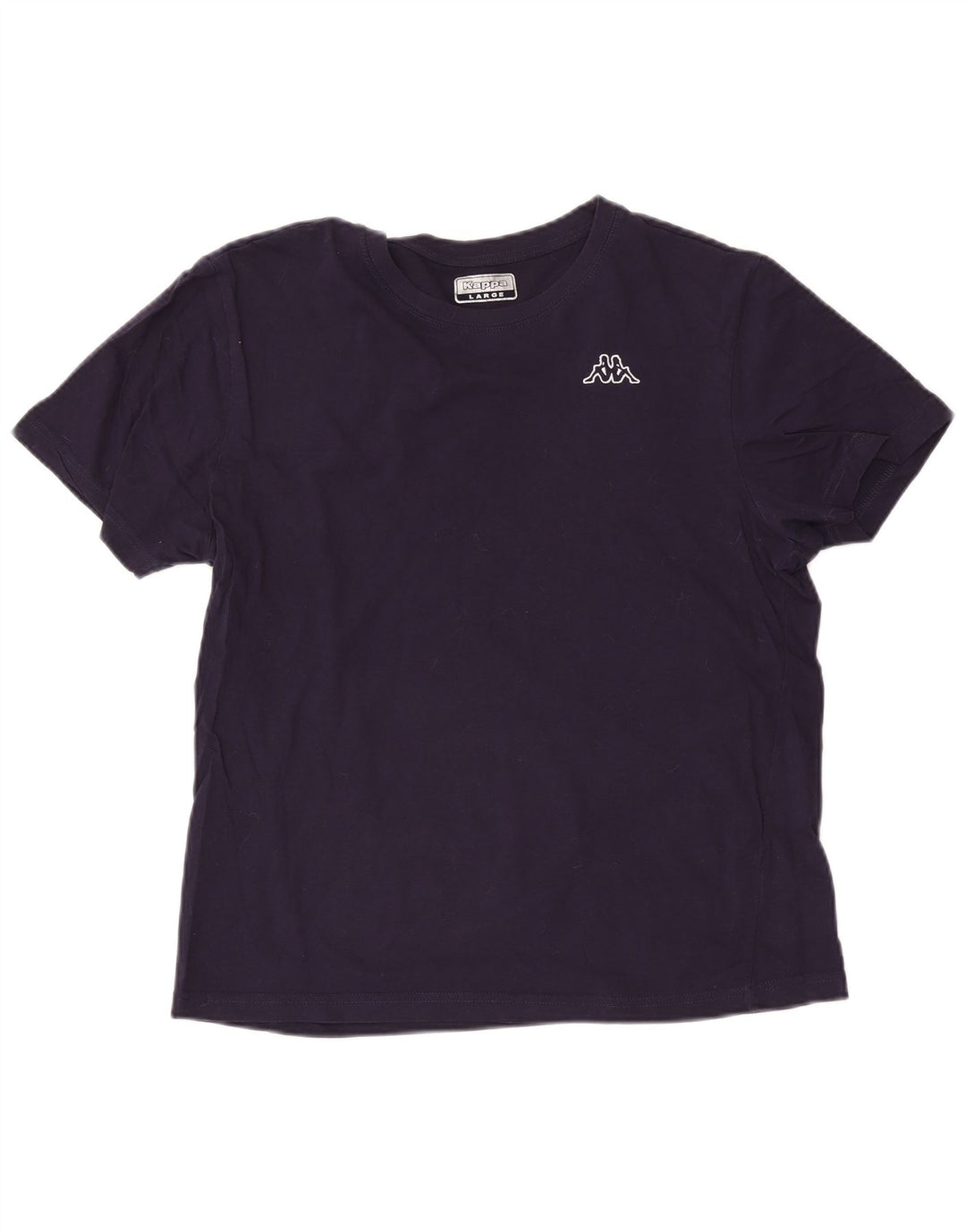 Kappa Mens T-Shirt Top Large Navy Blue Cotton